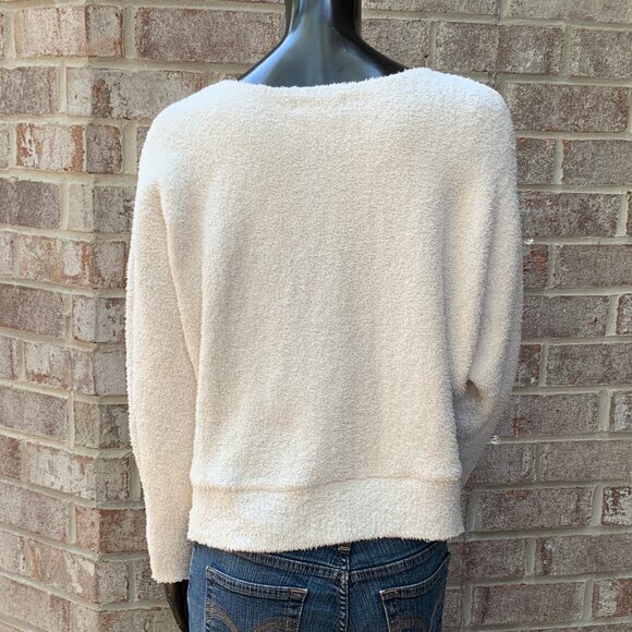 Jessica Simpson Fuzzy Dolman Sleeve Sweater Sz S - Picture 10 of 14